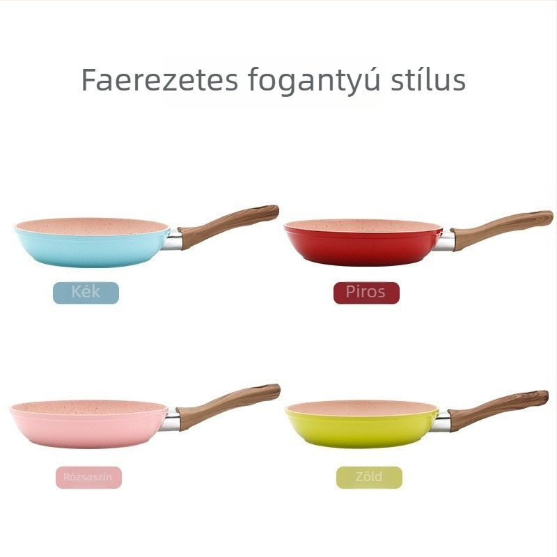 Maifan kőből készült tapadásmentes mini serpenyő gyerekeknek, tojásos serpenyő és tejfőző edény