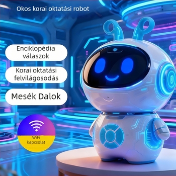 Gyermekek AI korai oktatására tervezett történetmesélő robot, interaktív beszélgetés és hangalapú interakció