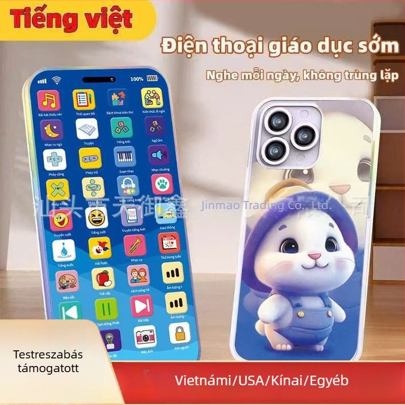 Többfunkciós korai oktatási fejlesztő játék babáknak, gyermekeknek szimulált telefon