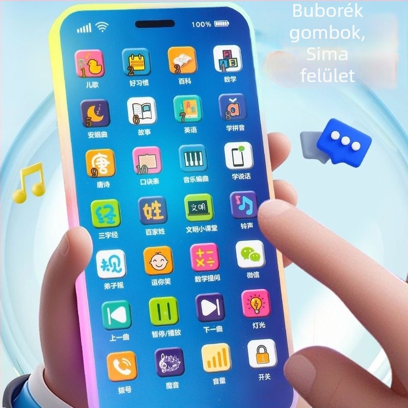 Többfunkciós korai oktatási fejlesztő játék babáknak, gyermekeknek szimulált telefon