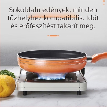 Jiuyang tapadásmentes serpenyő indukciós tűzhelyhez, többfunkciós edény fedő nélkül