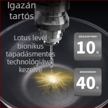 Wok gőzölővel, felhő-sárga színben