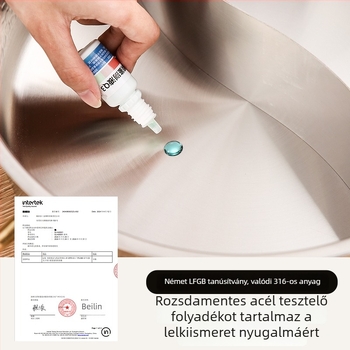 Vastagított élelmiszer-minőségű 316L rozsdamentes acél leveses fazék otthoni használatra, öt rétegű aljzattal, 32 cm-es átmérő, 2,1–3 L kapacitású, indukciós tűzhelyhez.
