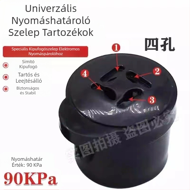 Elektronikus nyomásfőző edényhez tartozó készlet: nyomáskorlátozó szelepek, kipufogó szelep és biztonsági szelep, modell CYSB50YCW10D-100