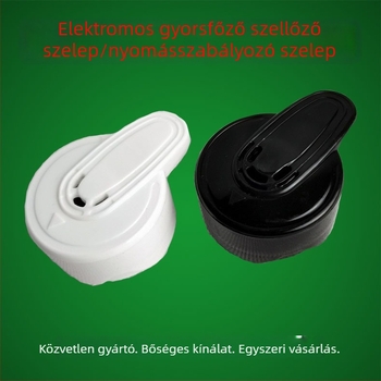Elektromos kukta kipufogó- és nyomáscsökkentő szelep kiegészítő a fedélhez