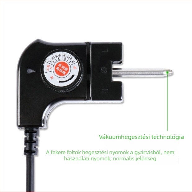 Koreai stílusú hőmérséklet-szabályozó kábel elektromos lábashoz, univerzális tápegységkábel, 1,5 m, plug-in, többfunkciós