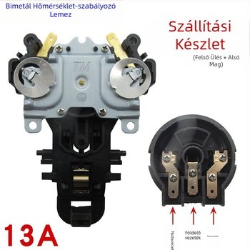 Magas minőségű termosztát csatlakozó készlet elektromos vízforralóhoz – felső és alsó bimetál csatlakozók