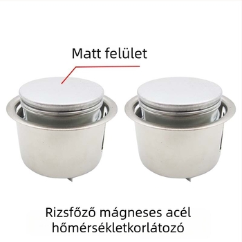 Mágneses acélból készült rizsfőző készülékhez kiegészítők: hőmérséklet-szabályozó, magas teljesítményvédelmi körkapcsoló, körkapcsoló