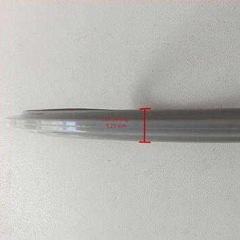 SF rozsdamentes acél nyomáskonyhai tömítőgyűrűk készlet, 20 cm szürke gyűrű, bőr gyűrű és szilikon-gumi gyűrűk – tartozékok