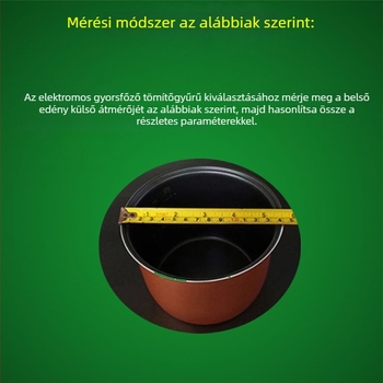Xinfeng elektromos nyomásfőzőhöz tömítőgyűrű – 13L/16L/24L/26L/40L, gumitömítés, kiegészítők