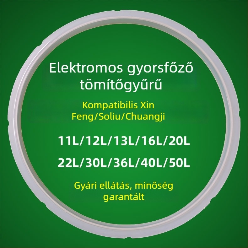 Xinfeng elektromos nyomásfőzőhöz tömítőgyűrű – 13L/16L/24L/26L/40L, gumitömítés, kiegészítők