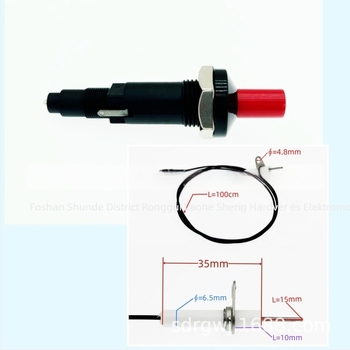 Sütő Piezo gyújtó készlet – Piezo gyújtó 1–2 kimenettel