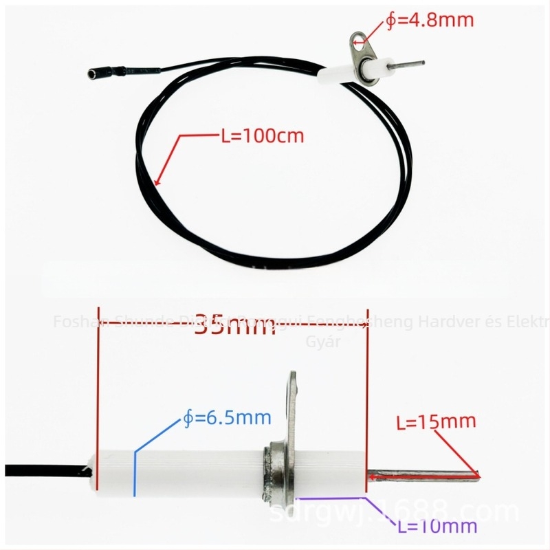 Sütő Piezo gyújtó készlet – Piezo gyújtó 1–2 kimenettel