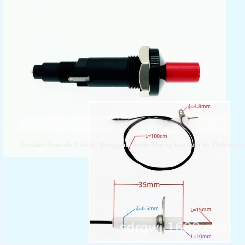 Sütő Piezo gyújtó készlet – Piezo gyújtó 1–2 kimenettel