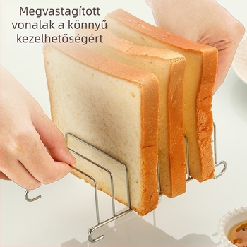 304 rozsdamentes acélból készült szárító rács légsütőhöz – szárítási rács, grill és kenyérrács