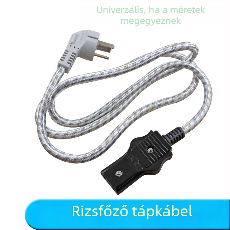 Kétlyukas tápkábel elektromos teáskannához és főzőhöz