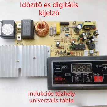 Universális indukciós főzőlap vezérlőpanel és javítópanel, alaplap módosításokhoz és kiegészítők