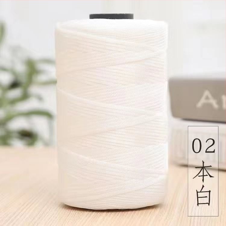 Nyári mercerizált pamut–len lapos fonal, könnyű ice silk, horgoláshoz: sapkákhoz, táskákhoz és párnákhoz