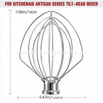 KN256 Rozsdamentes acél keverőfej stand-mixerhez és dagasztógéphez, KitchenAid kiegészítő