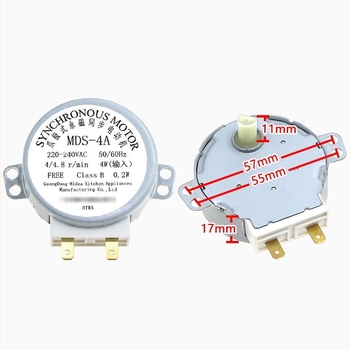Mikrohullámú sütő forgótányérjához szinkron motor, MDS-4A, 220V