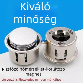Rizsfőzőhöz magnetes acélból készült termosztát, univerzális hőmérséklet-szabályozó, kerek kiegészítő