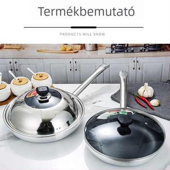 COOKER KinG 36 cm tapadásmentes serpenyő gáz- és indukciós főzőfelülethez – alumíniumötvözet, ideális steakhez, palacsintához és tojásokhoz, otthoni és professzionális használatra