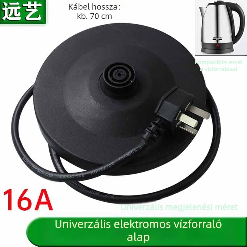 Nagy teljesítményű elektromos vízforraló alap, univerzális váz és kábel – kiegészítők