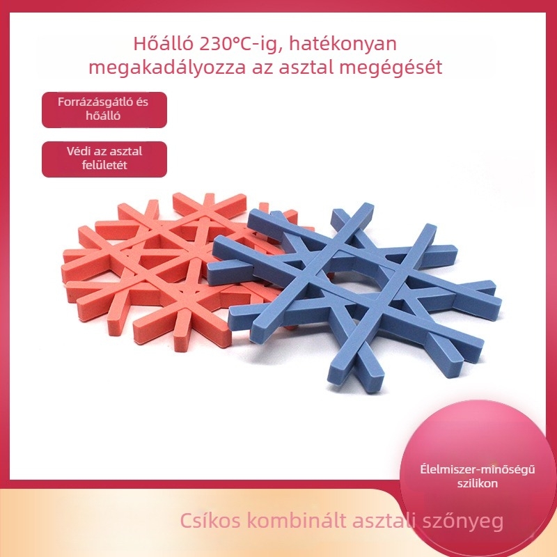 Csíkos szilikon asztali alátétek készlet, csúszásmentes és hőálló, szállodai és otthoni használatra.