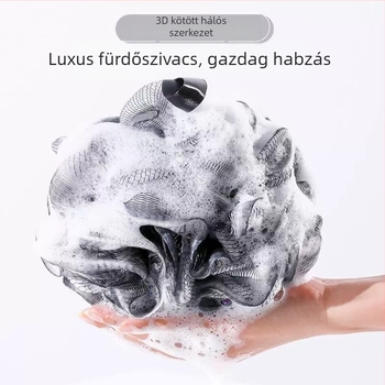 Lágy virágos fürdőlabda, gyengéd tisztításhoz és áztatáshoz
