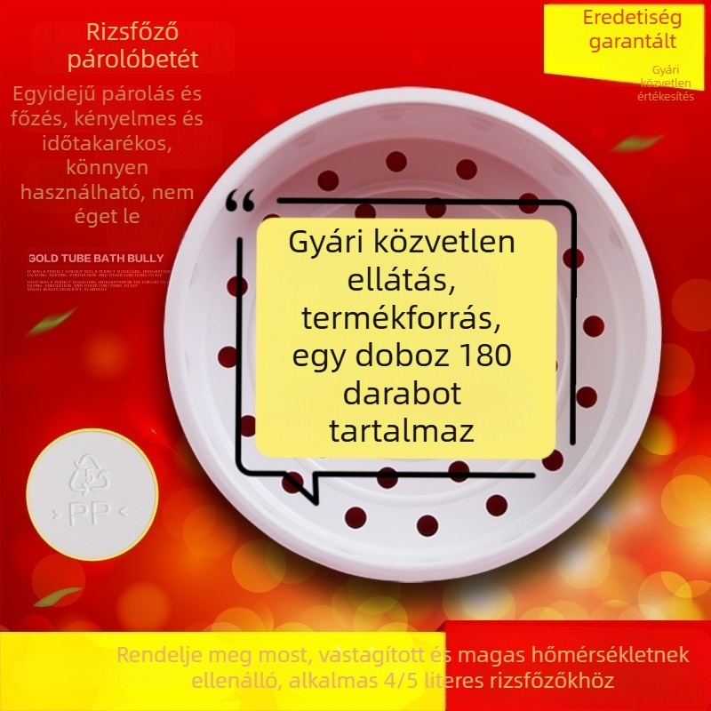 4 literes műanyag párolókosár rizsfőzőhöz