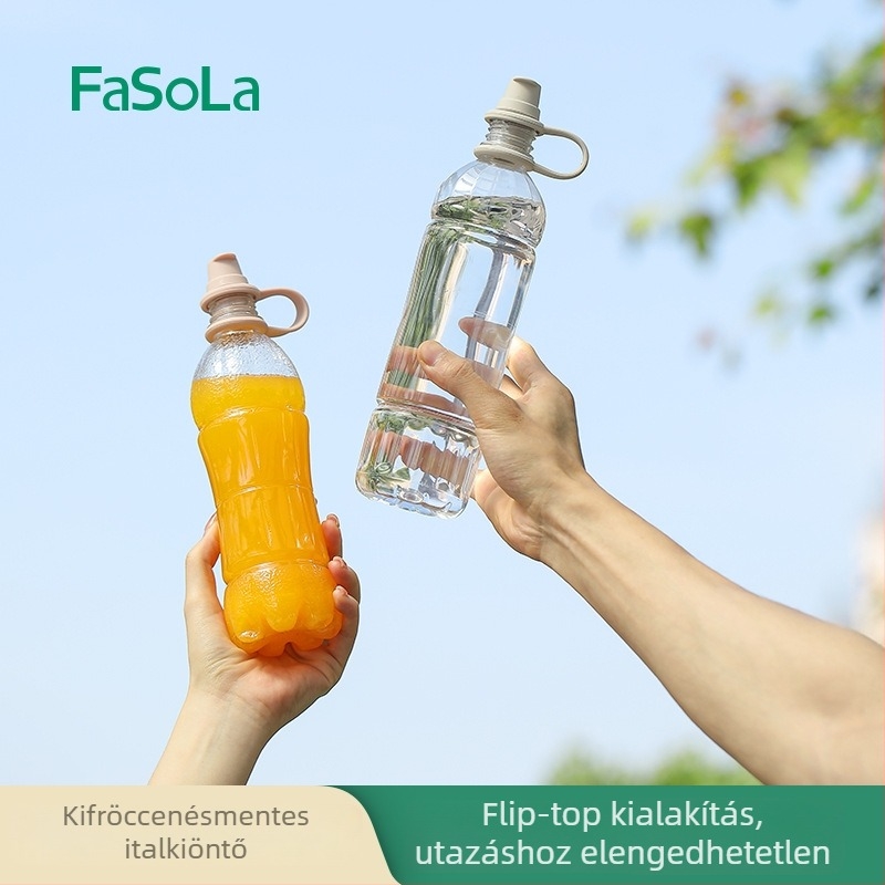 FaSoLa szilikonból készült szívófej palackhoz – univerzális kupak ásványvízhez, biztonságos itatás babáknak