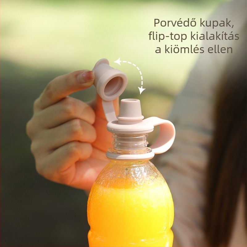 FaSoLa szilikonból készült szívófej palackhoz – univerzális kupak ásványvízhez, biztonságos itatás babáknak