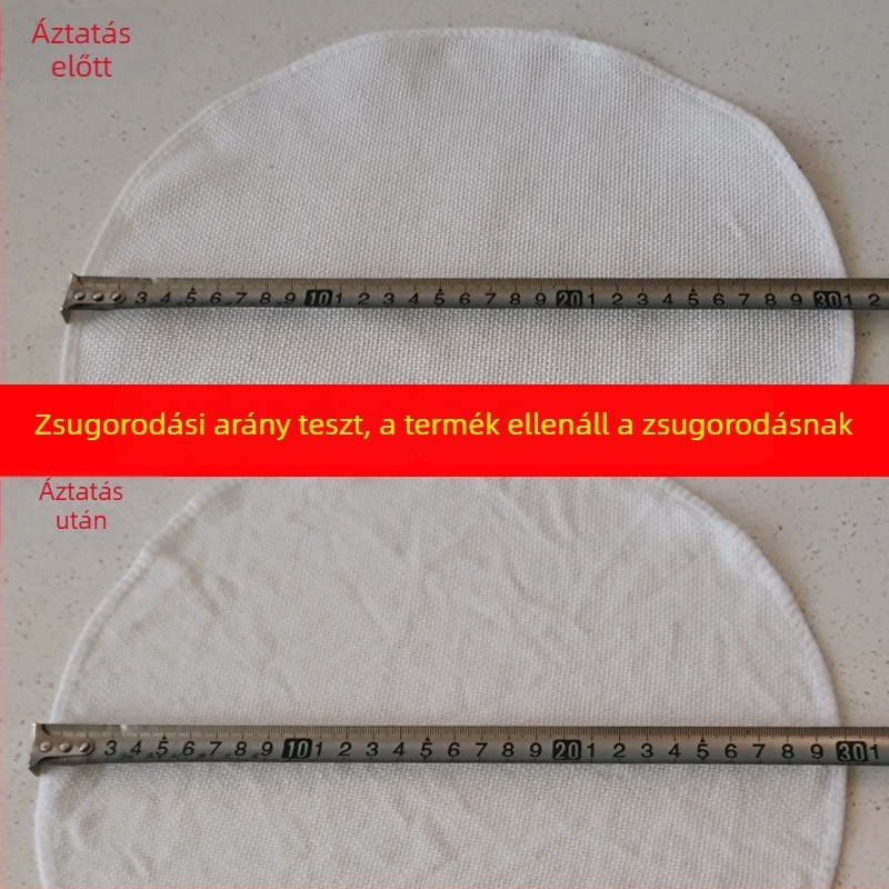 3 darab körkörös pamut pároló kendő, tapadásmentes, vastított, gőzöléshez