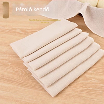 70 cm-es négyzetes pároló kendő, tapadásmentes, zsemle és tofu párolásához