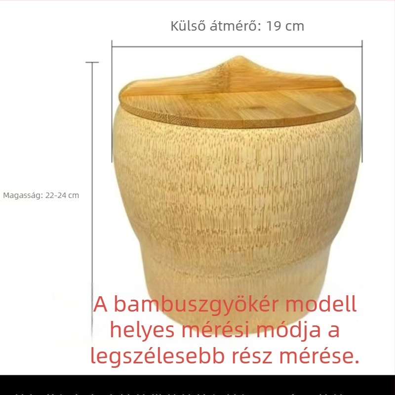 Ősi bambuszcső rizs pároló – Nagy bambuszcső párolóedény