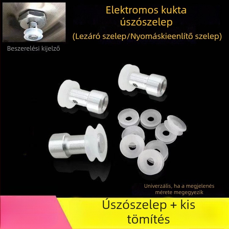 Univerzális nyomásfőző edény úszó szelepgumi és tömítőgyűrű felsőfedélhez – kiegészítők