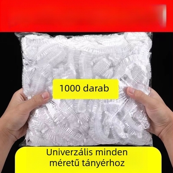2-darabos készlet: egyszer használatos élelmiszer-minőségű műanyag fólia és porvédő fedél háztartási tálakhoz