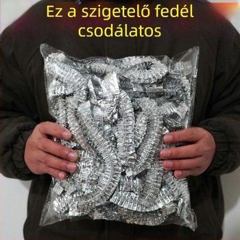 Két darabos ételmelegítő fedél alumíniumfóliával