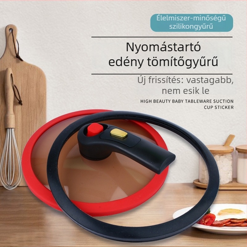 Nyomás alatti főzőedény tömítésgyűrű – szilikon és gumi, vastagított kivitel, kereskedelmi konyhák és szállodák számára
