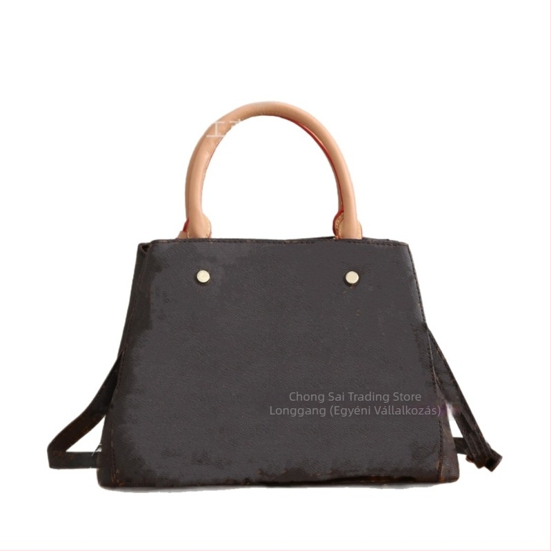 Nagy kapacitású tote táska, női táska széles vállpánttal, crossbody, utcai stílus, nyár 2025
