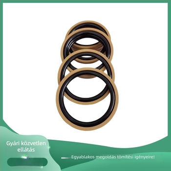 PTFE tömítések nagy nyomáshoz, kopásállóak, csúszásmentes hidraulikus dugattyús hengerekhez, előre-hátra mozgással, személyre szabott feldolgozás támogatásával