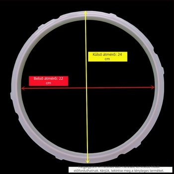 Szilikon tömítés elektromos nyomásfőző edény fedeléhez 5L/6L