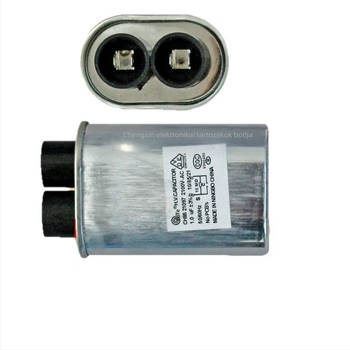 Mikrohullámú sütőhöz magasfeszültségű kondenzátor, univerzális, 0,95–1,10 µF, 2100 V