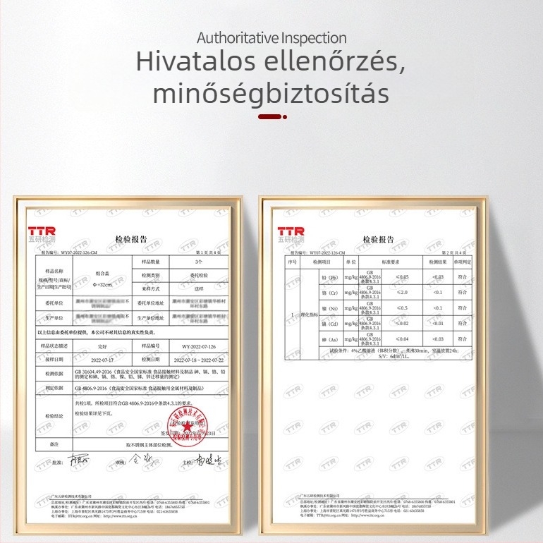 Rozsdamentes acél edényfedők hőálló, átlátszó üveggel, 32–40 cm, főzőedényekhez