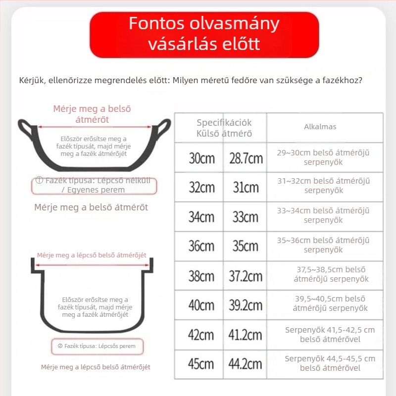 Megvastagított rozsdamentes acél wok fedő, hagyományos kör alakú kialakítás, nagy magasságú fedő vas edényekhez