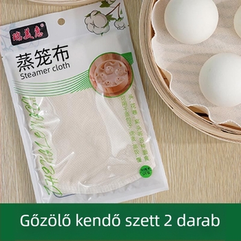 Gőzölő kendő - 2 db, nem tapadós, 100% pamut, háztartási használatra
