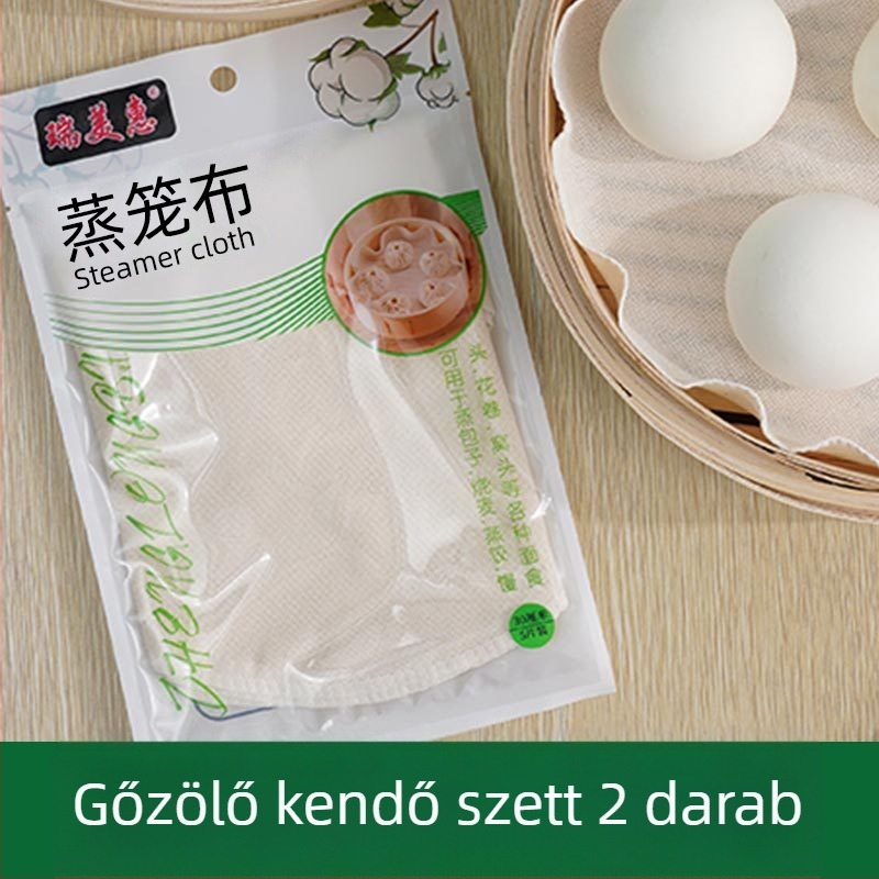 Gőzölő kendő - 2 db, nem tapadós, 100% pamut, háztartási használatra