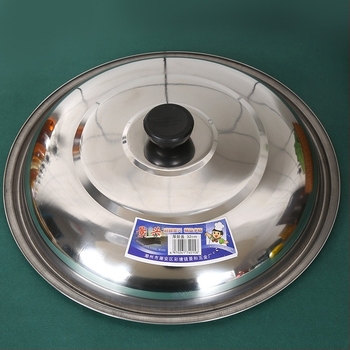 Rozsdamentes acél edényfedő, univerzális wokfedő, mágneses, 30–32 cm