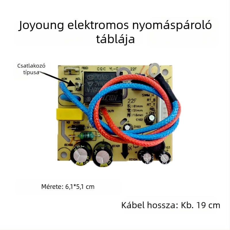 Elektromos nyomásfőző edényhez való tápegységlap, modellek Y-30C5, Y-50C82, 50C88, Y-60C88, 200A