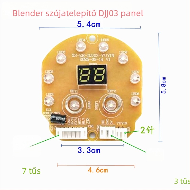 DJJ03 szójaital készítőhöz univerzális vezérlőpanel-cserealkatrész